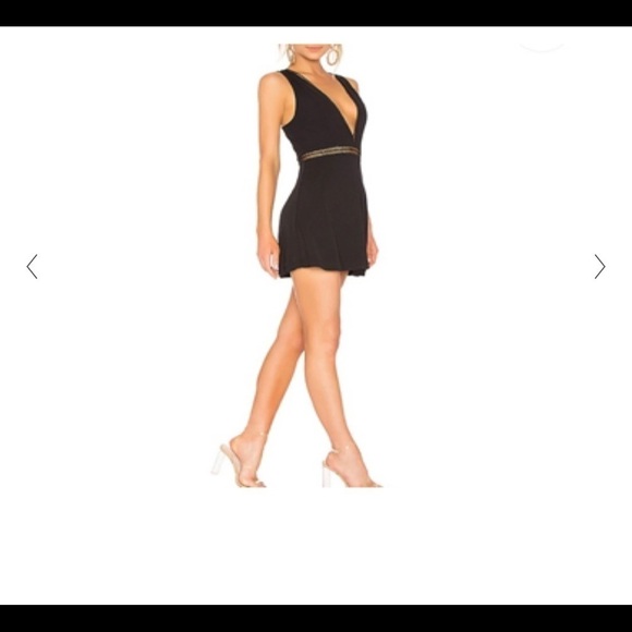 NBD Revolve Unforgiven Ribbed Lattice Dress Black size Small - Picture 4 of 11